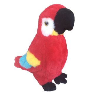 Obrázek z Papoušek Ara červený plyš 25cm  